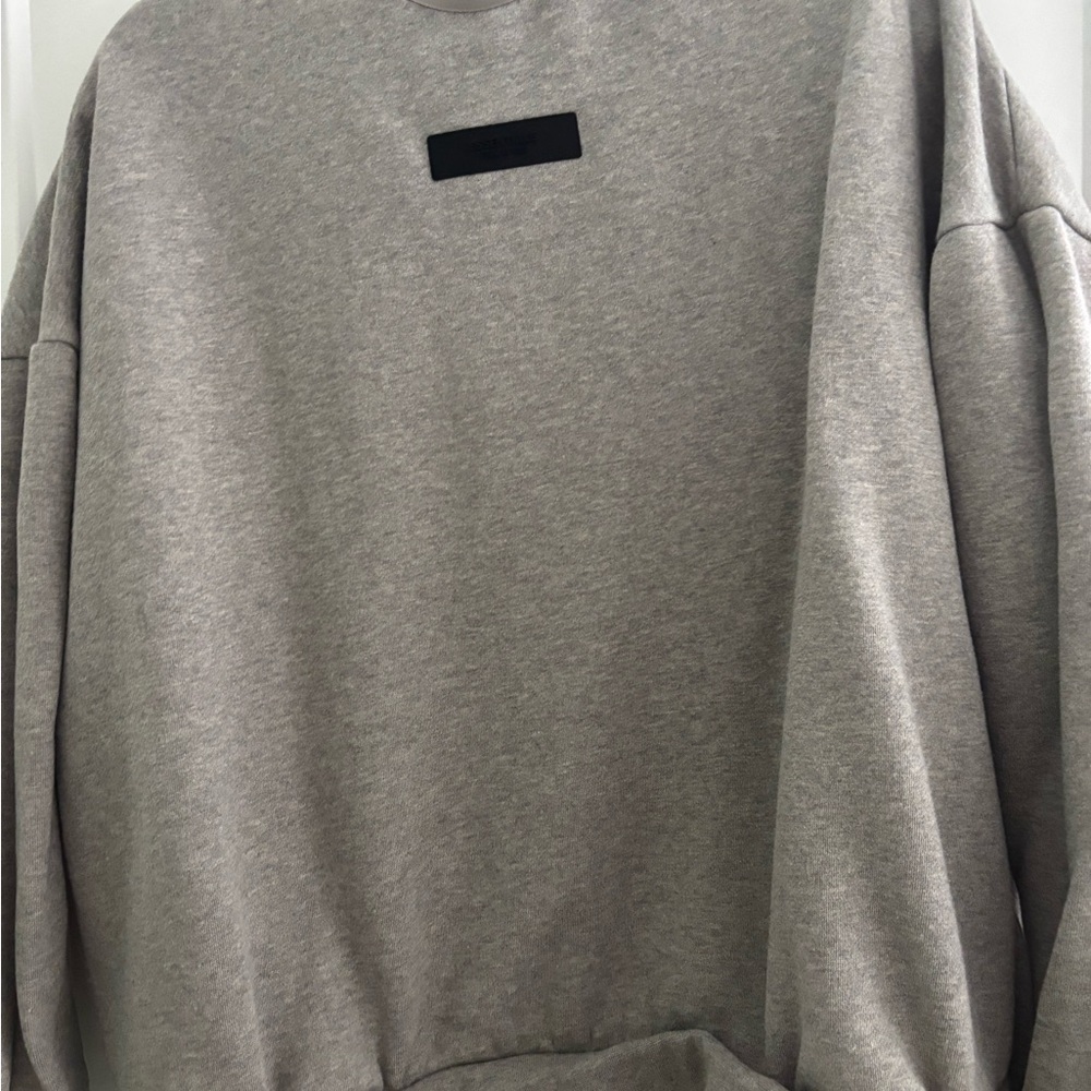 Fear of God Gray Crewneck Sweater Classic Knit